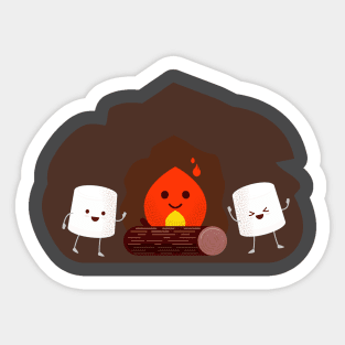 Marshmallow Party Sticker